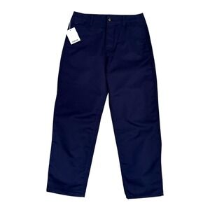 NEW Haikure Navy Blue Tailored Crop Trousers Chinos Pants Size 30 Made in Italy